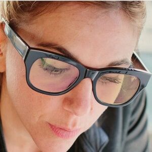 Black Caddis Miklos Reading Glasses +1.50